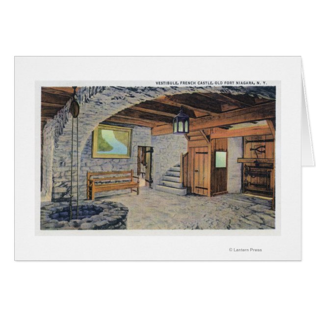 Amerikanska, brittiska och Fransk Flaggor Hälsningskort (Framsidan Horizontal)