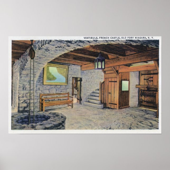 Amerikanska, brittiska och Fransk Flaggor Poster (Framsidan)