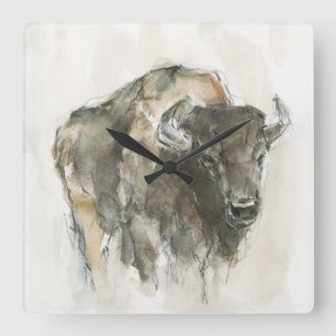 Amerikanska Buffalo I Fyrkantig Klocka