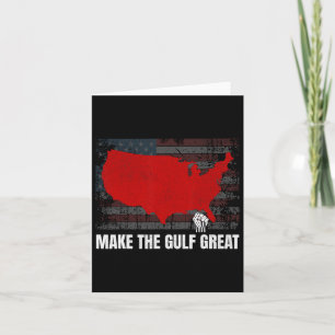 Amerikanska Bukt-trumpen gör Bukt Underbar 2025 Kort