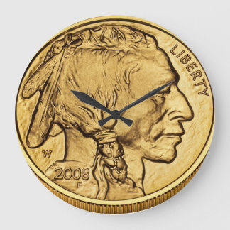 Amerikanska Bullion Coin Buffalo Guld Stor Klocka