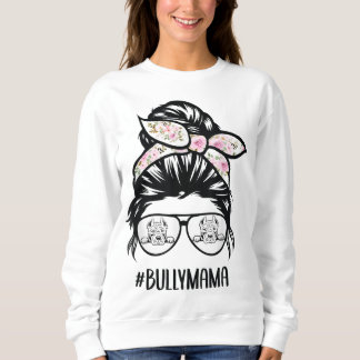 Amerikanska Bully Mamma-soporna bun-hårglasögon, B T Shirt