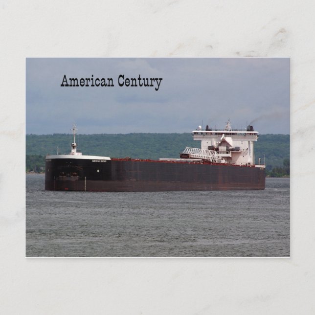 Amerikanska centerpostkort vykort (Framsida)