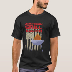 Amerikanska Chef Grill Master United Stater of Ame T Shirt