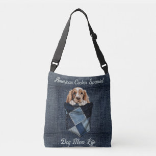 Amerikanska Cocker Spain Hund Mamma Pocket Axelväska