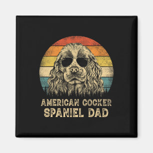 Amerikanska Cocker Spanska Pappa Hundälskarna Papp Magnet