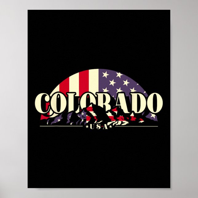 amerikanska delstaten Colorado  Poster (Framsidan)