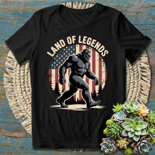 Amerikanska delstaten Legends Bigfoot Mythical T Shirt