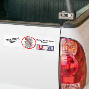 Amerikanska demokratier bildekal
