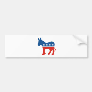 Amerikanska demokratier, party donkey usa bildekal