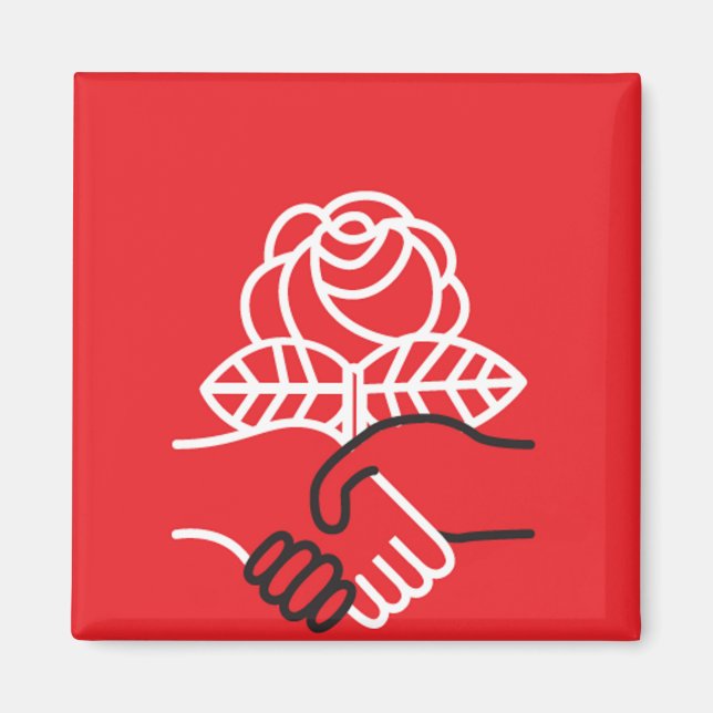 Amerikanska demokratiska socialister magnet (Framsidan)