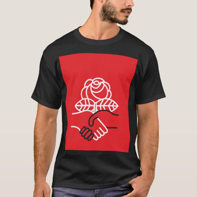 Amerikanska demokratiska socialister t shirt (Framsida)