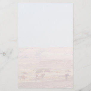 Amerikanska Desert Horses P8670 Brevpapper