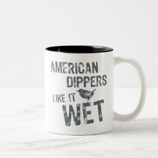 Amerikanska dippers gillar den Blöten Två-Tonad Mugg