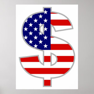 amerikanska dollar poster