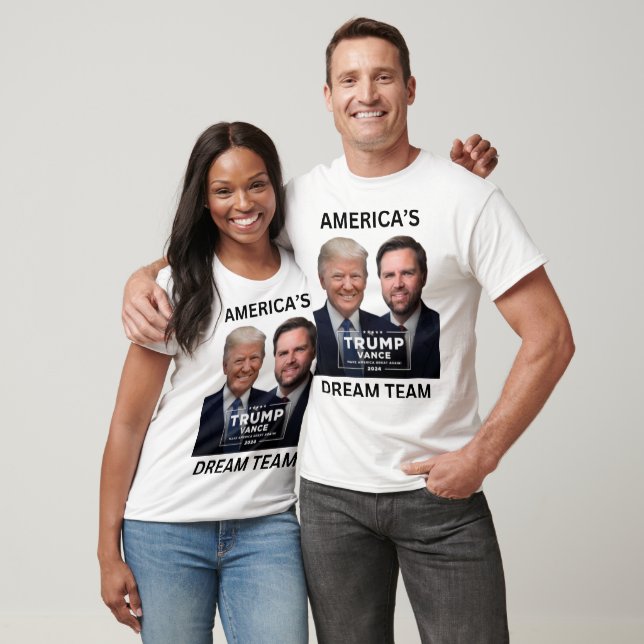 Amerikanska Dream Team 2024 Trump Rally T Shirt (Unisex)