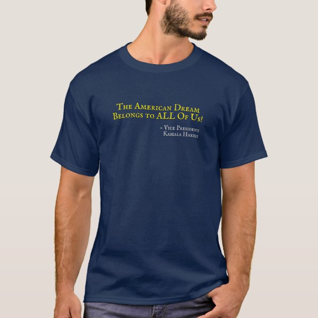 Amerikanska Dream-Tillhör till alla amerikanska Ka T Shirt (Framsida)