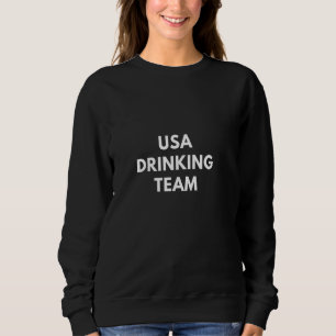 Amerikanska DRINKING TEAM lustiga sarkastiska olym T Shirt