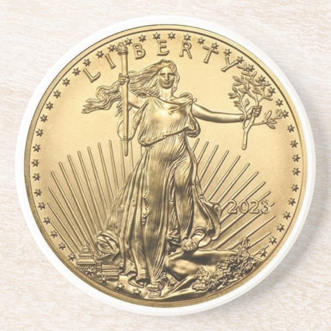 Amerikanska Eagle Guld-mynt Underlägg (Framsidan)
