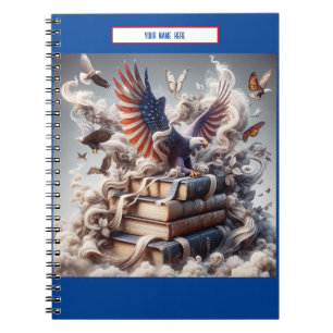 Amerikanska Eagle-historik Anteckningsbok