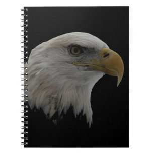 Amerikanska Eagle Leader Motivational Anteckningsbok Med Spiral