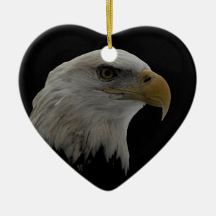 Amerikanska Eagle Leader Motivational Julgransprydnad Keramik