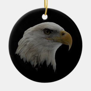 Amerikanska Eagle Leader Motivational Julgransprydnad Keramik