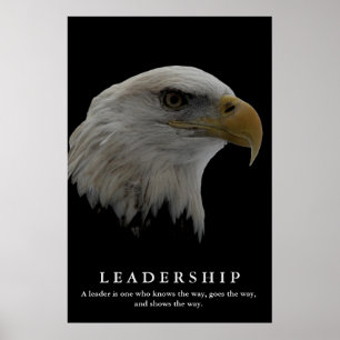 Amerikanska Eagle Leader Motivational Poster