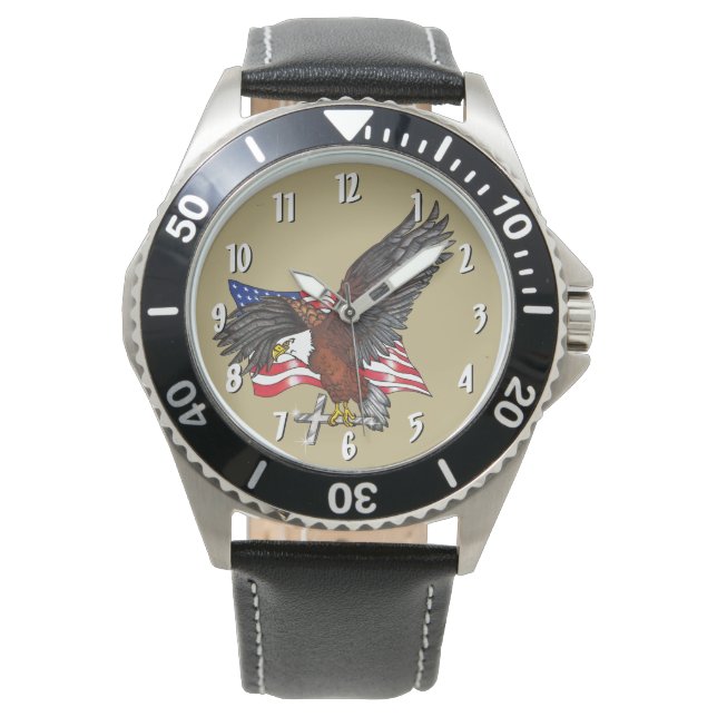 Amerikanska Eagle med Kor Armbandsur (Framsida)