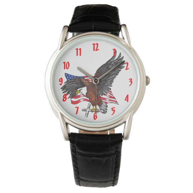 Amerikanska Eagle med Kor Armbandsur (Framsida)