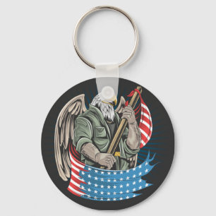 Amerikanska Eagle Nyckelring