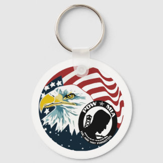 Amerikanska Eagle POW-MIA Nyckelring