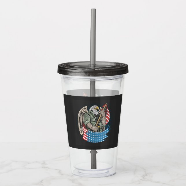 Amerikanska Eagle Take Away Mugg (Framsida)