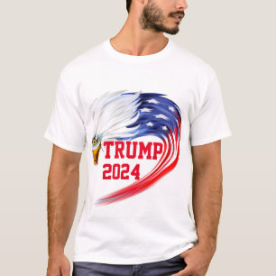 Amerikanska Eagle Trump 2024 T Shirt