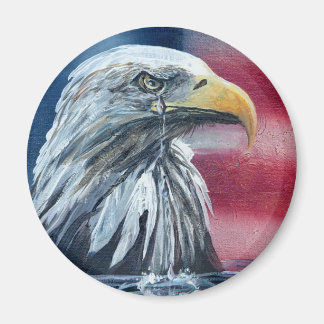 Amerikanska Eagle Weeps Magnet