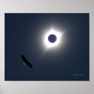 Amerikanska Eclipse 21 augusti 2017 Poster