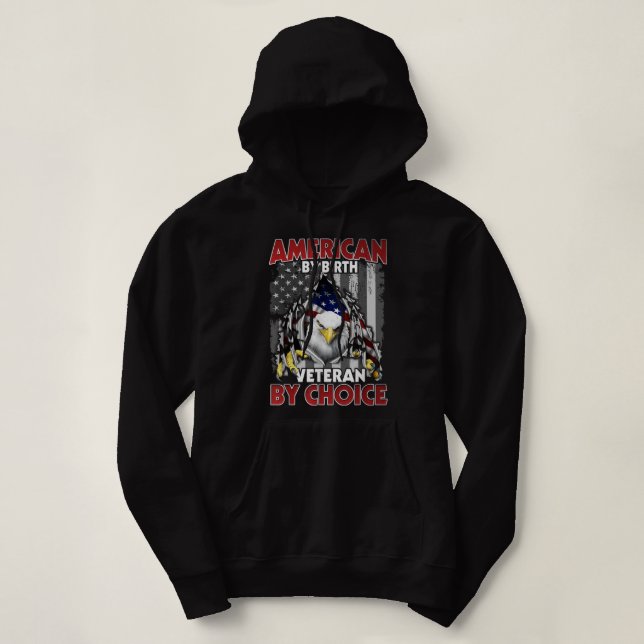 Amerikanska efter fågelveteran efter Choice Eagle  T Shirt (Design framsida)