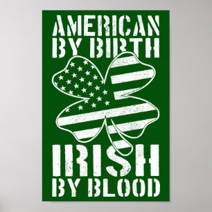 Amerikanska efter födelsemiriska efter Blood Irish Poster