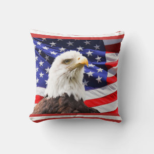 AMERIKANSKA EGENSKAP FLAGGA PATRIOTIC PILLOW KUDDE