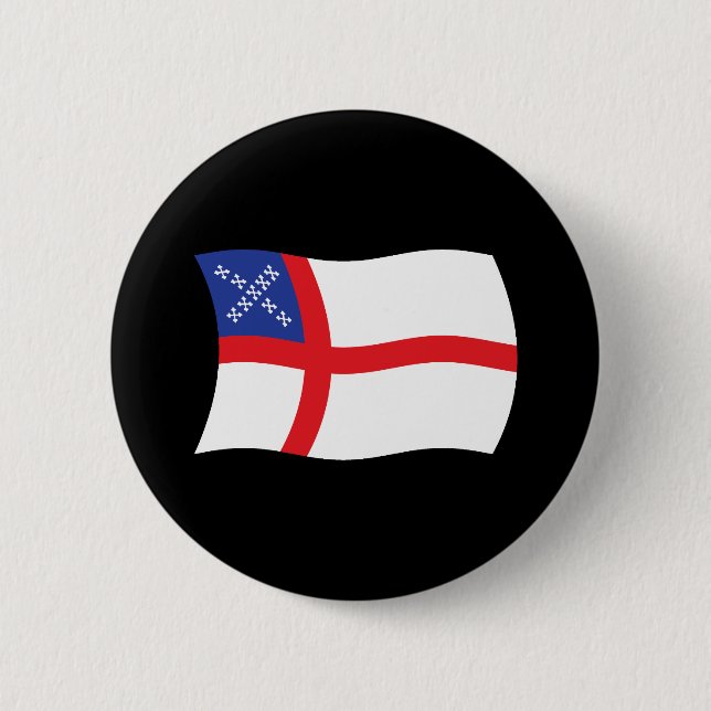 Amerikanska Episkopalkyrkans flaggknapp Knapp (Framsida)
