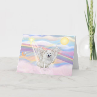 Amerikanska eskimån Spitz Kort