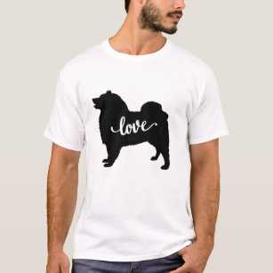 Amerikanska eskimo Hund aveln Kärlek T Shirt