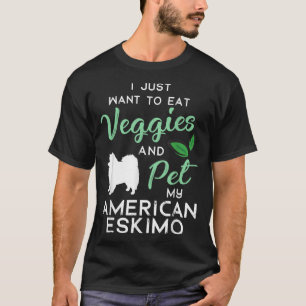Amerikanska eskimo Hund Cigar älskare ägare Julaft T Shirt