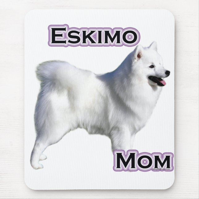 Amerikanska eskimo Hund Mamma 4 Musmatta (Framsidan)