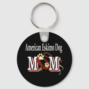 Amerikanska eskimo Hund MAMMA Nyckelring