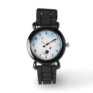 Amerikanska eskimo-Hund - Original Hund Art Armbandsur