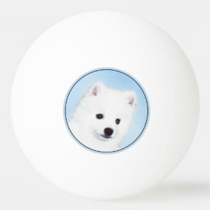 Amerikanska eskimo-Hund - Original Hund Art Pingisboll
