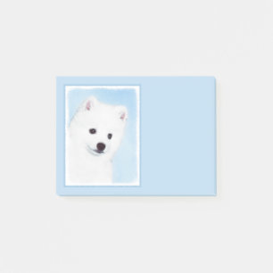 Amerikanska eskimo-Hund - Original Hund Art Post-it Block