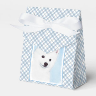 Amerikanska eskimo-Hund - Original Hund Art Presentaskar