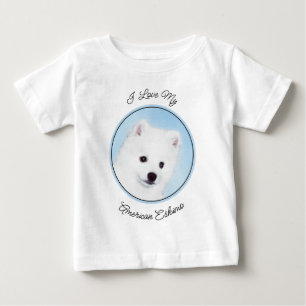 Amerikanska eskimo-Hund - Original Hund Art T Shirt